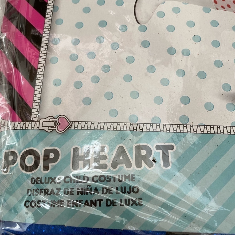 Disguise LOL Pop Heart Costume Child Med 7-8 - Picture 3 of 9